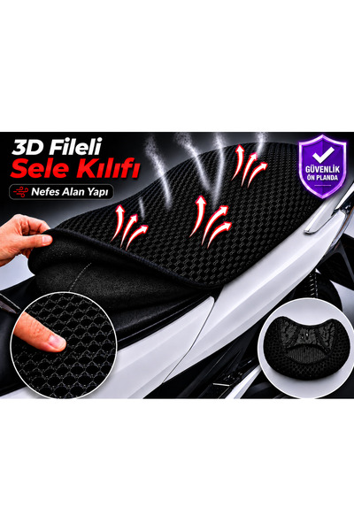 Vi Caro Husa scaunului motocicletei SYM Orbit II 50 Husa scaunului cu plasa 3...