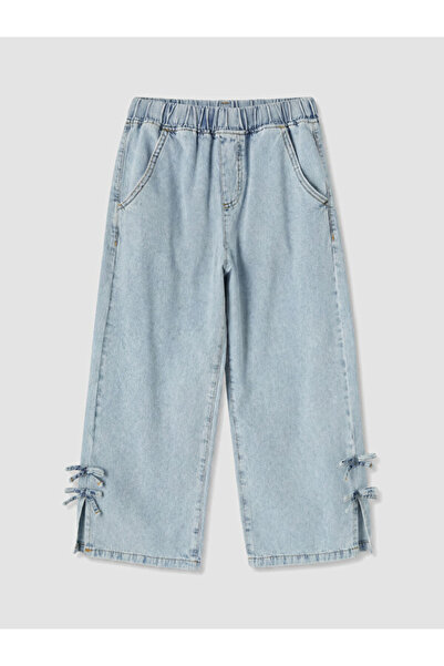 LC Waikiki Freezen Store'dan I Fiyonk Detaylı Kız Çocuk Jean Kapri