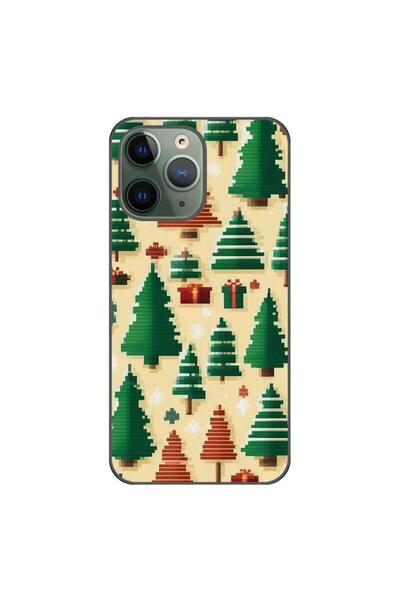 OEM Husa compatibila cu Apple iPhone 11 Pro Silicon Gel Tpu Model Pixel Art C...
