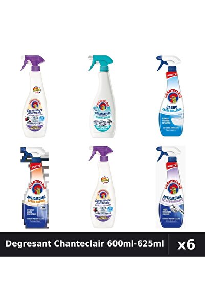 Chanteclair Set 6 Degresant Universal 600ml-625ml - Lavanda, Anti-Miros, Mosc...
