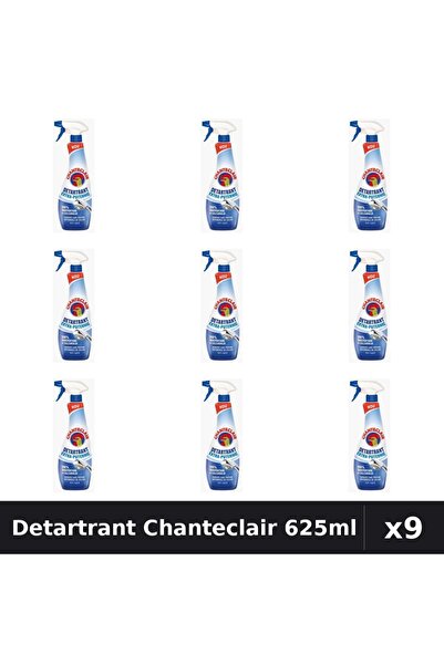 Chanteclair Set 9 Detartrant Extra Puternic 625ml - Curatenie Eficienta Casa