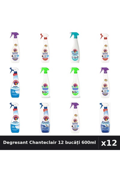 Chanteclair Set 12 Degresant Universal 600-625ml - Lavanda, Marsilia, Lămâie,...