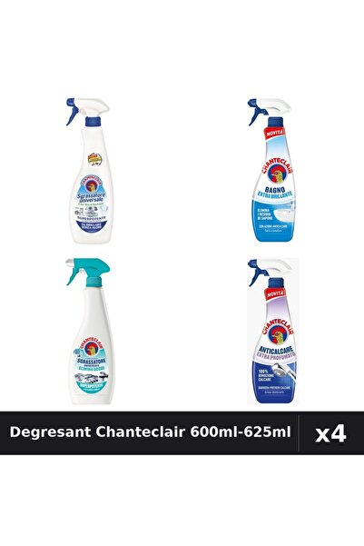 Chanteclair Set 4 Degresant Universal 600ml-625ml - Bicarbonat, Anti-Miros, A...