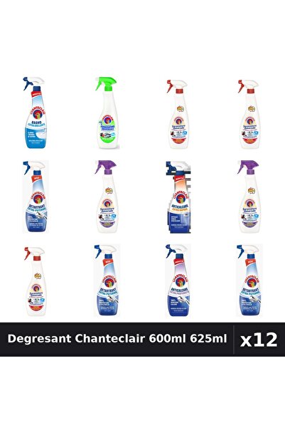 Chanteclair Set 12 Degresant Universal 600ml - 625ml - Lamaie, Lavanda, Marsi...