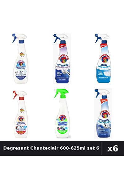 Chanteclair Set 6 Degresant Universal 600-625ml - Bicarbonat, Marsilia, Lămâi...