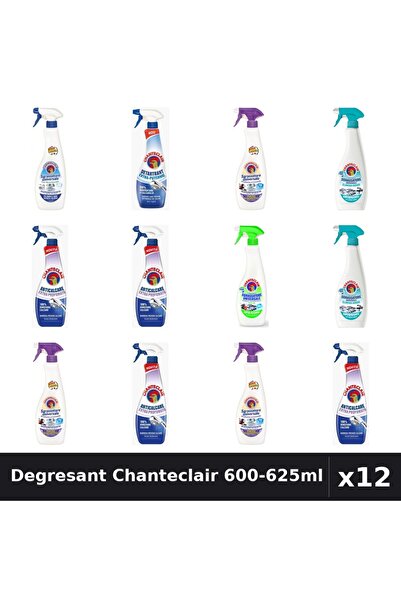 Chanteclair Set 12 Degresant Universal 600-625ml - 6 Arome, Bicarbonat, Lavan...