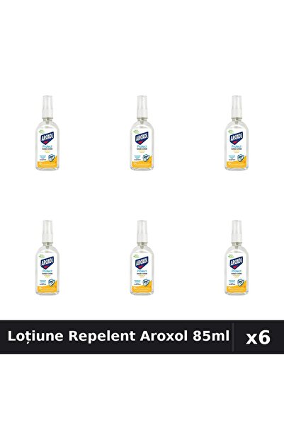 Aroxol Set 6 Loțiune Repelent Insecte 85ml - Protecție Anti-Insecte Eficientă