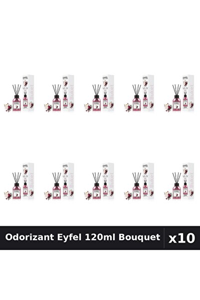 Eyfel Set 10 Odorizant Camera Betisoare Bouquet - 120ml Parfum Intens