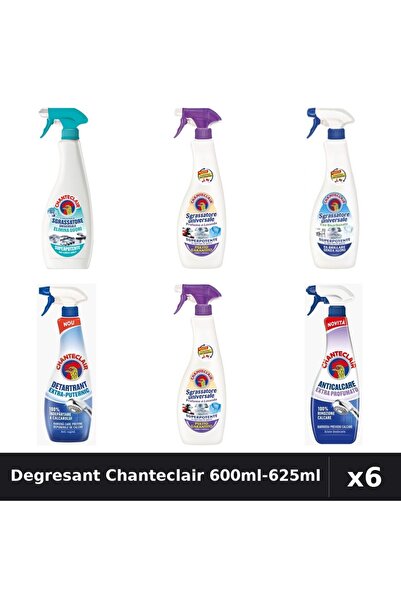 Chanteclair Set 6 Degresant Universal 600ml-625ml - Anti-Miros, Lavanda, Mosc...