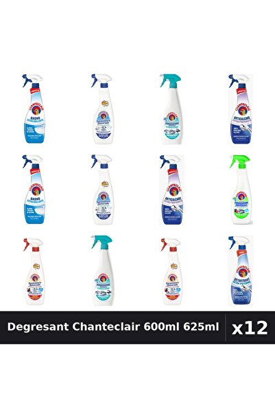 Chanteclair Pachet 12 Degresant Universal 600-625ml - 7 Arome, Anticalcar, De...