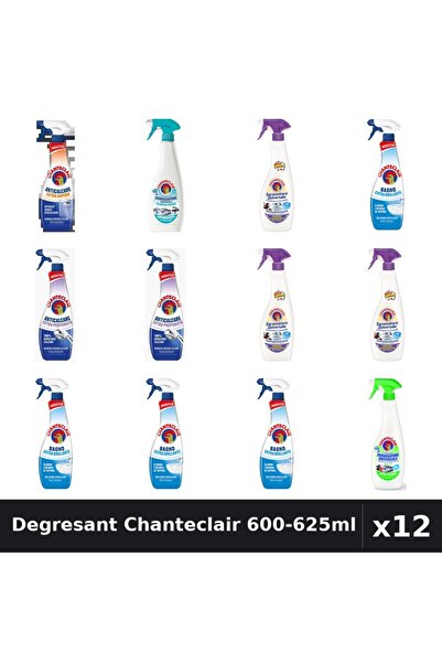 Chanteclair Set 12 Degresant Universal 600-625ml - Lavanda, Lămâie, Anti-Miros
