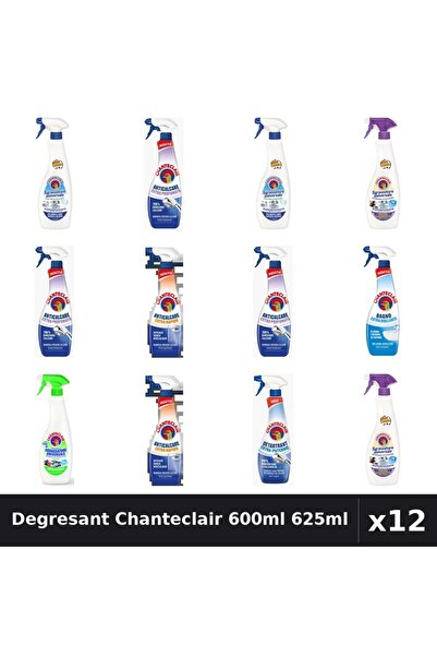 Chanteclair Set 12 Degresant Universal 600ml 625ml - 8 Arome, Bicarbonat, Lav...