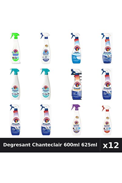 Chanteclair Set 12 Degresant Universal 600ml-625ml - Lamaie, Lavanda, Marsili...