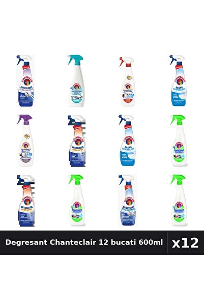 Chanteclair Set 12 Degresant Universal 600-625ml - Lamaie, Marsilia, Mosc Alb