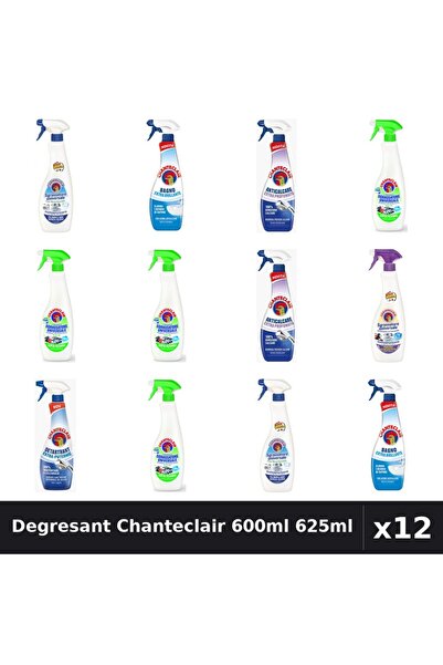 Chanteclair Set 12 Degresant Universal 600ml-625ml - Bicarbonat, Lămaie, Mosc...