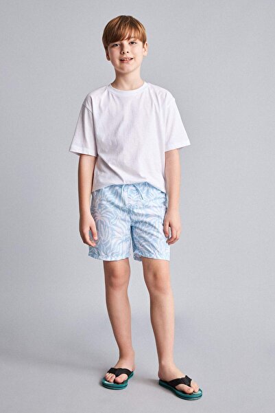 DeFacto Pantaloni scurți de baie cu model pentru băieți H3505A826HS