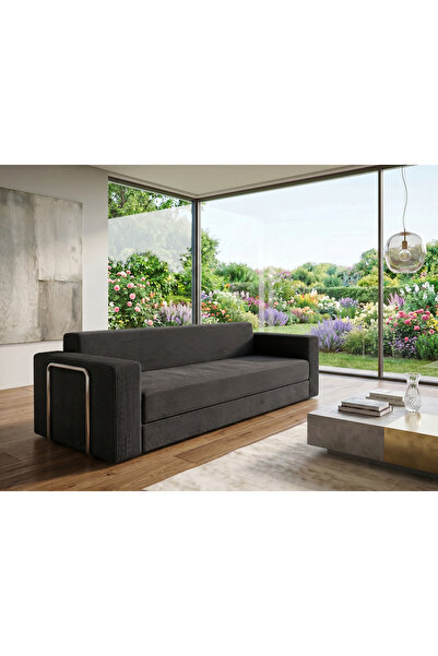 DECHOME 236x80 cm Yatak Olabilen Sünger Kanepe | Fitilli Kadife Kumaş, 22 DNS...