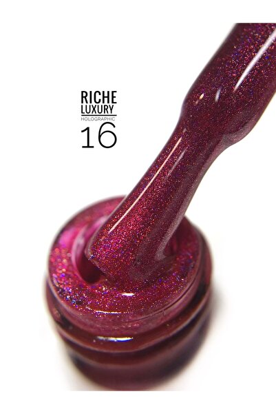 OEM Ojă semipermanentă, 10 ml, RICHE Luxury Holographic Nr.16