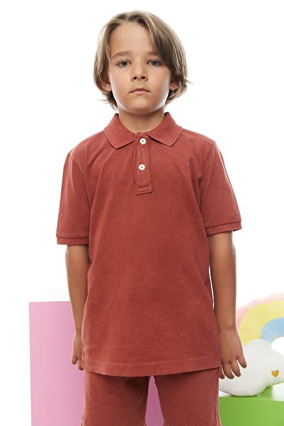 PAULMARK Boy's Polo Neck T-shirt