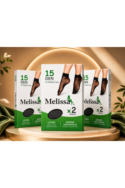 MELISSA COLLANT Top Bottom Set OF 3 BOXES - 1/4 LYCRA SOCKS (2 pairs/box) - B...