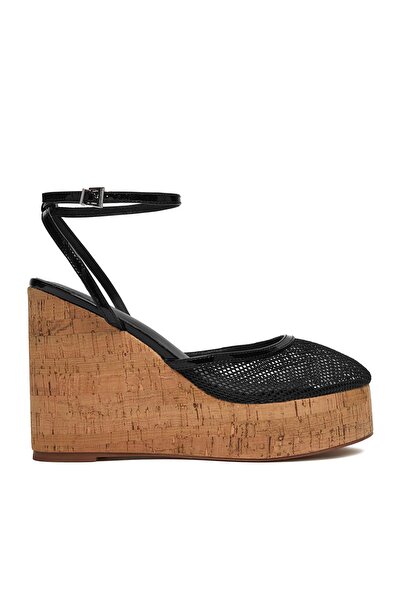 BADURA Sandale de damă negre