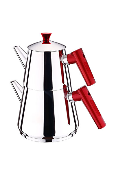 Akdeniz Pyramid Family Size Teapot with Bakelite Handle