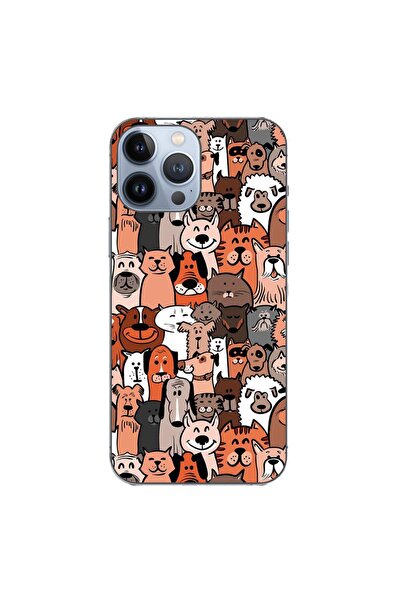 OEM Калъф, съвместим с Apple iPhone 13 Pro Max, силиконов гел TPU модел с дес...