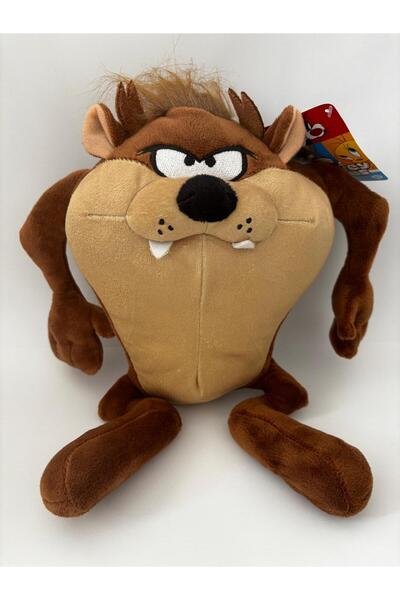 Looney Tunes Tazmanya Canavarı (Taz) Lisanslı Peluş Oyuncak 25 cm