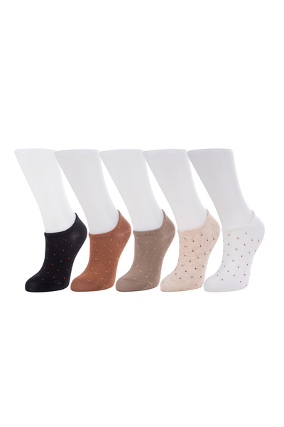Moyra Socks 5 Pack Patterned Women's Booties Socks