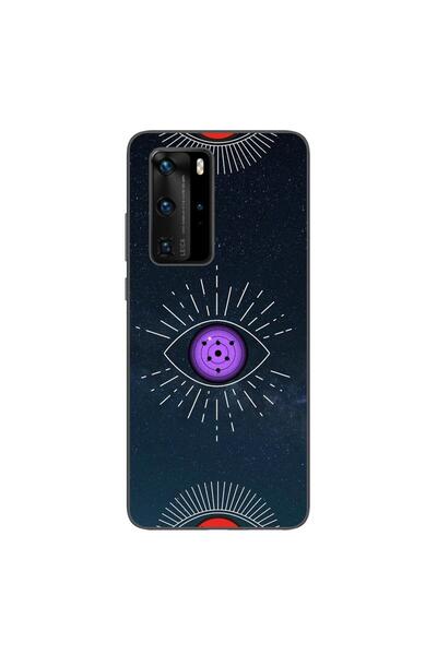 OEM Husa compatibila cu Huawei P40 Pro Silicon Gel Tpu Model Tomoe Rinnegan Eye