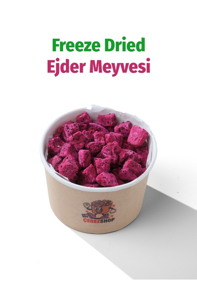 ÇITLAT ÇEREZ SHOP Freeze Dried Küp Ejder Meyvesi Dondurularak Kurutulmuş Meyv...