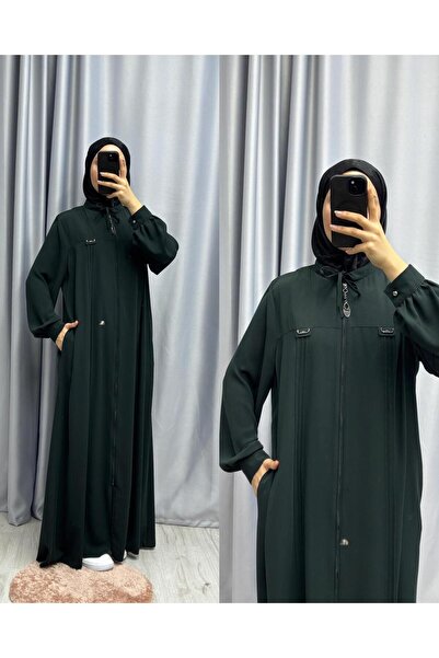moda acar Buttoned Sleeves Ferace