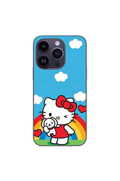 OEM Husa compatibila cu Apple iPhone 14 Pro Silicon Gel Tpu Model Hello Kitty...