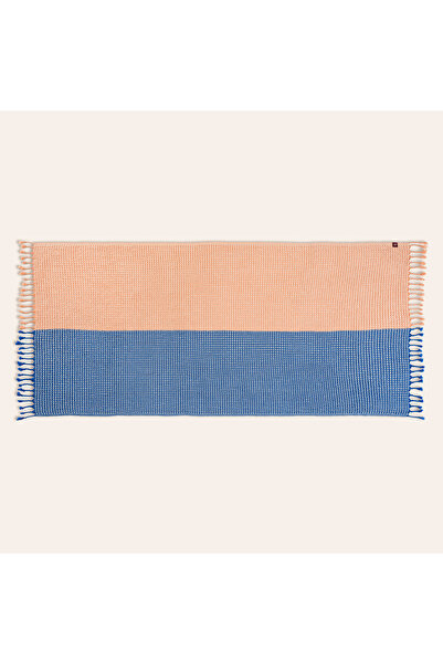 Zsa Zsa Zsu Baklan Salmon-Dark Blue Peshtamal 90X170 cm