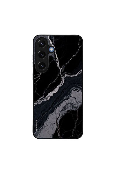 Sonique Θήκη Marble Series για Samsung Galaxy S25 Plus Μαύρο 02