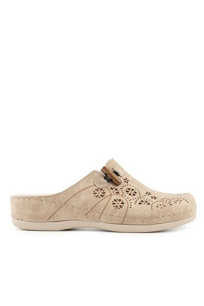 Muya Cream Women's Sabo Slippers 31106 Freya Z