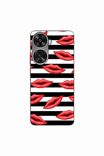OEM Θήκη συμβατή με Huawei Nova 12 SE Σιλικόνης Gel TPU με σχέδιο ριγέ και φι...