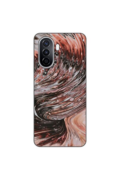 OEM Θήκη συμβατή με Huawei Nova Y70 Σιλικόνης Gel TPU Μοντέλο Copper Stream