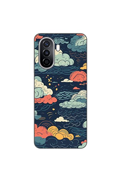 OEM Θήκη συμβατή με Huawei Nova Y70 Σιλικόνης Τζελ TPU Μοντέλο Μυστικό Νυχτερ...
