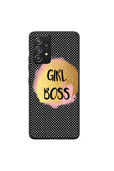 Other Samsung A33 Girl boss make up Black Glossy Θήκη
