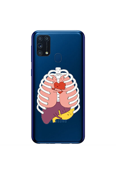 Other Samsung M31 Anatomy Transparent Silicone TPU Θήκη
