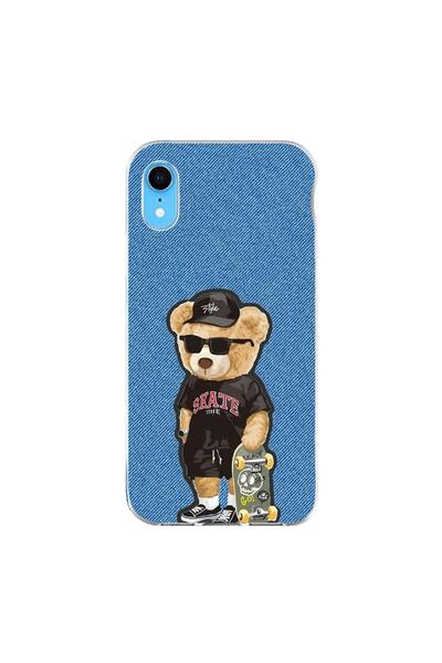 OEM Θήκη συμβατή με Apple iPhone XR από σιλικόνη gel TPU με σχέδιο αρκούδας σ...