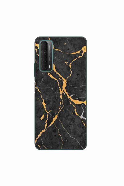 OEM Θήκη συμβατή με Huawei P Smart 2021 Σιλικόνης Gel TPU Μοντέλο Μαύρο Χρυσό...