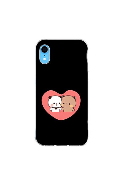 OEM Husa compatibila cu Apple iPhone XR Silicon Gel Tpu Model Bubu Dudu In Heart