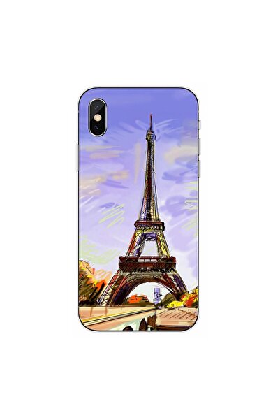 OEM Husa compatibila cu Apple iPhone XS Max Silicon Gel Tpu Model Desen Turnu...