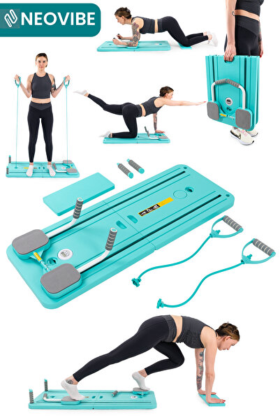 NEOVİBE R4 Elite Pilates Board Çok Fonksiyonlu Egzersiz Aleti Pilates Reforme...