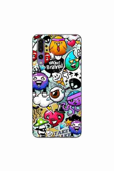 OEM Husa compatibila cu Huawei P20 Pro Silicon Gel Tpu Model Pop Art Graffiti