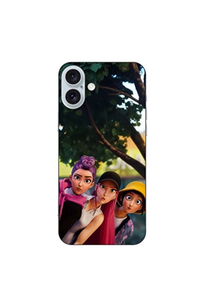 OEM Husa compatibila cu Apple iPhone 16 Plus Silicon Gel Tpu Model KPop Demon...