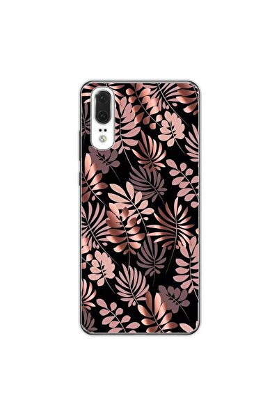 OEM Husa compatibila cu Huawei P20 Silicon Gel Tpu Model Bronze Paradise