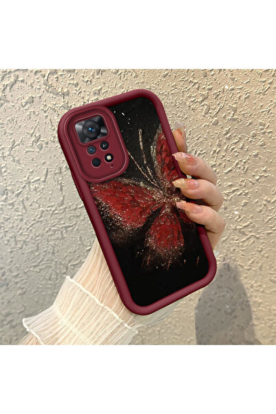 ARTISHELL Redmi Note 11 Pro 4G/5G Uyumlu Kelebek desenli, sağlam ve şok emici...
